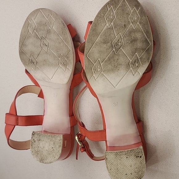 SALMON pink sandals Elcherry - Picture 8 of 10